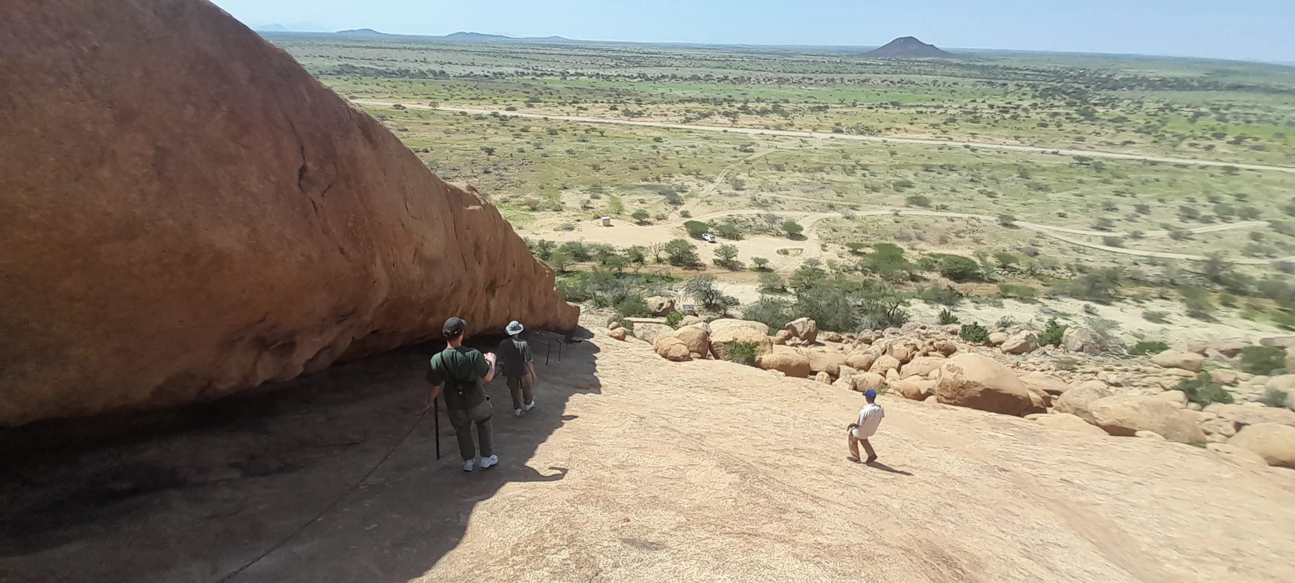 Bushman rock art site at Spitzkoppe Namibia